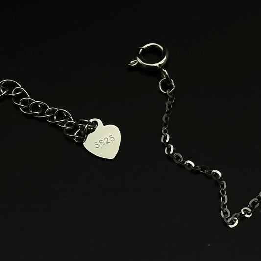 Hulu Necklace, 925 Sterling Silver Lucky Gourd Pendant, Minimalist Chinese Symbol Jewelry for Women