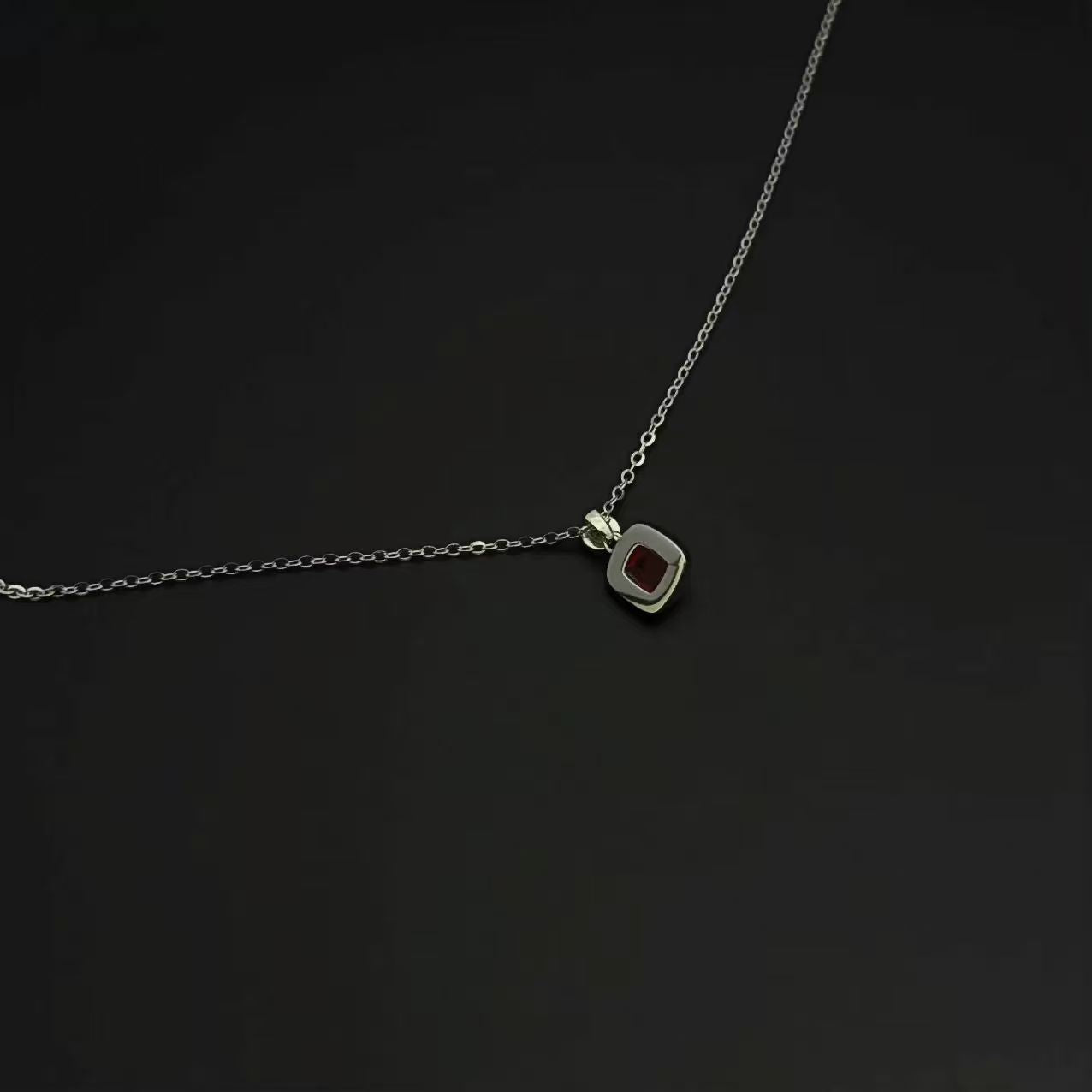925 Sterling Silver Necklace for Women, Chinese Elegant Minimalist Pendant, Dainty Everyday Jewelry