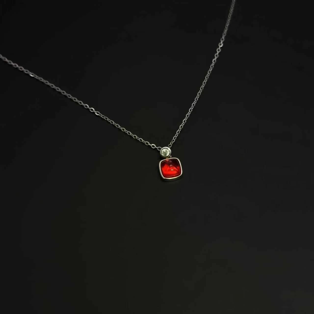 925 Sterling Silver Necklace for Women, Chinese Elegant Minimalist Pendant, Dainty Everyday Jewelry